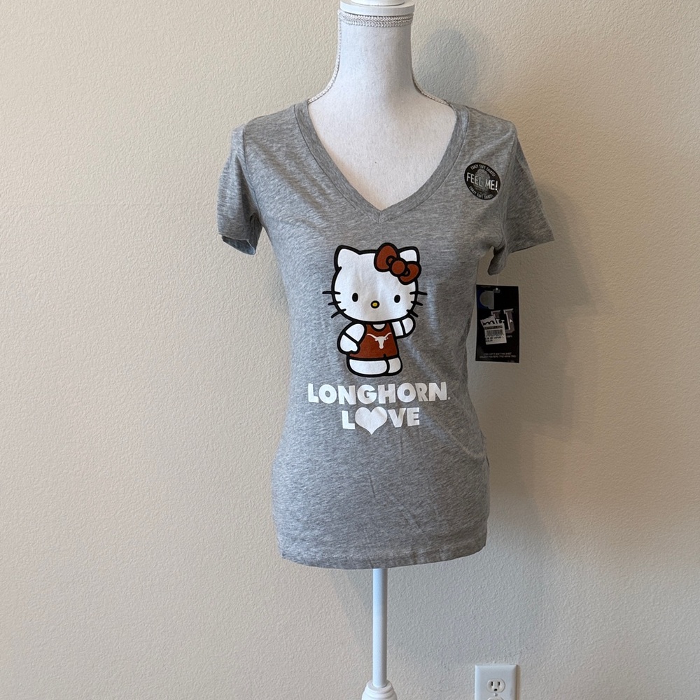 Gray Hello Kitty Graphic Tee